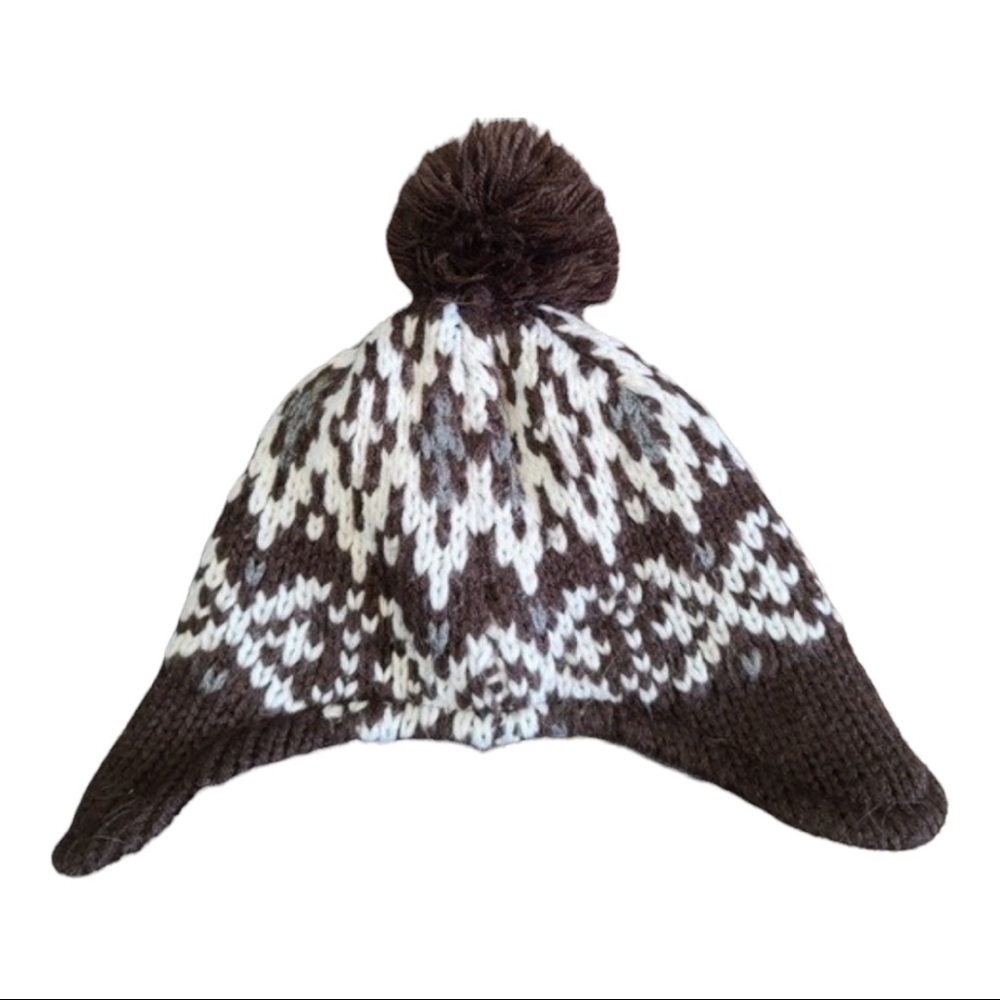 JOE Fresh Knit Toque With An Adorable Pattern and a Pom-Pom Size 0-12mths
